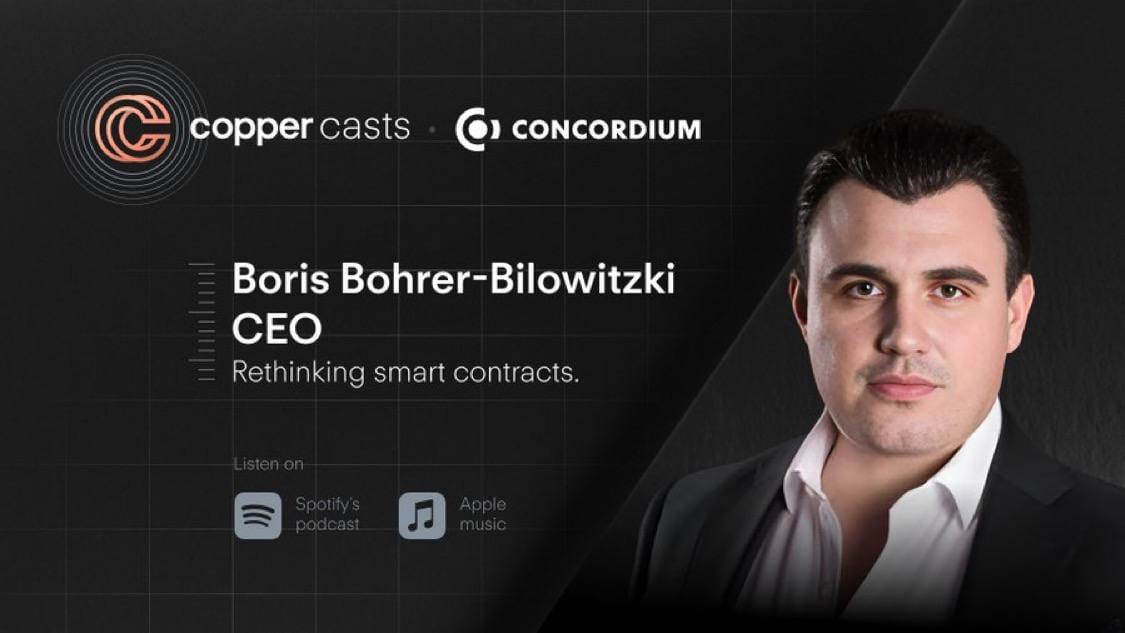 Rethinking smart contracts - Boris Bohrer Bilowitzki on Coppercast EP058