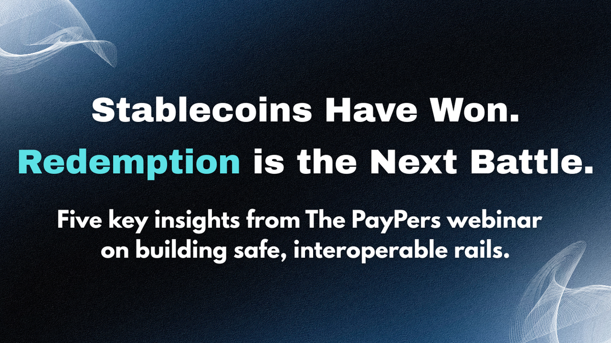 Redemption, Dollarization and Why Concordium’s Rails Matter