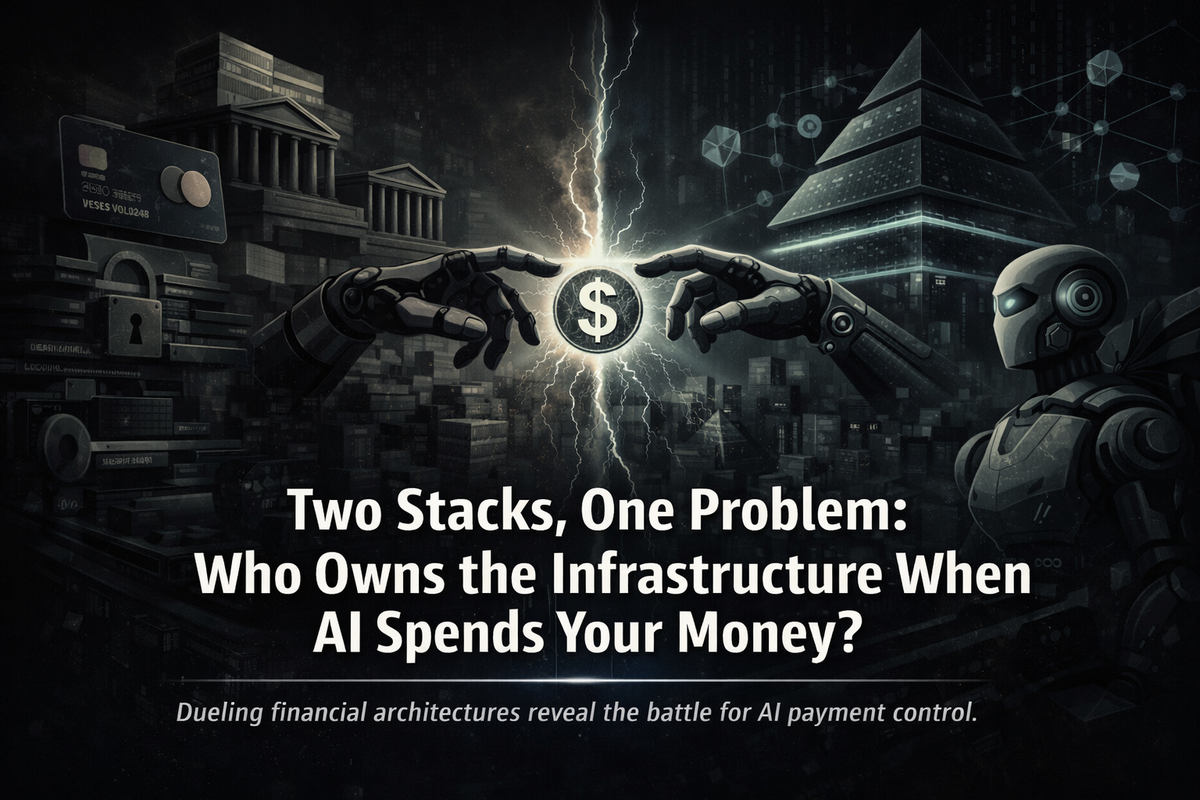 Two Stacks, One Problem: Who Owns the Infrastructure When AI Spends Your Money?