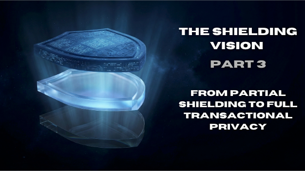 The Shielding Vision Part 3: From Partial Shielding to Full Transactional Privacy