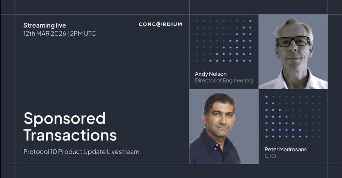 Sponsored Transactions, Protocol 10 Product Update Livesstream
