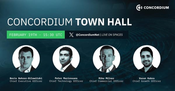 Inaugural Concordium Town Hall