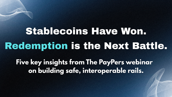 Redemption, Dollarization and Why Concordium’s Rails Matter