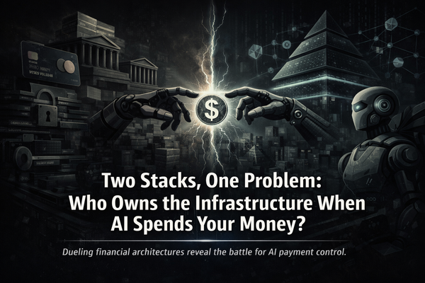 Two Stacks, One Problem: Who Owns the Infrastructure When AI Spends Your Money?